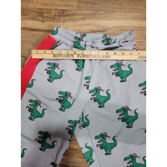 LULAROE Women's XS Gray Green T Rex Christmas Jogger Pants Lounge Comfy - Picture 9 of 10
